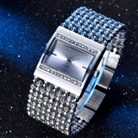women fashion watch clock stainless steel casual dress bracelet crystal jewelry wristwatch ladies bracelet luxury watch casual