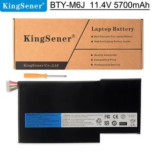Новый BTY-M6J аккумулятор KingSener для ноутбука MSI GS63VR GS73VR 6RF-001US BP-16K1-31 9N793J200, планшетного ПК, MS-17B1 MS-16K2