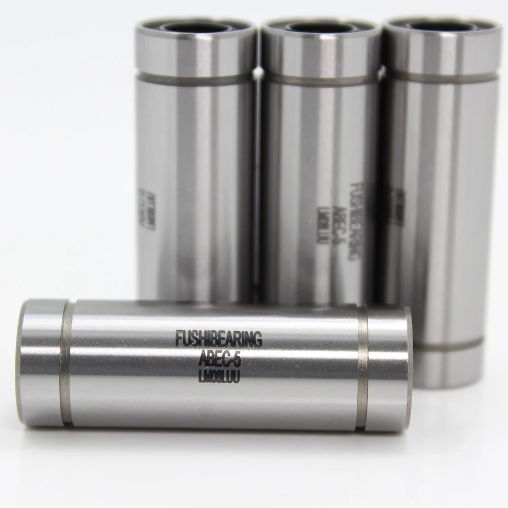 Линейный подшипник LM8LUU для 3D-принтера хромированный стальной LM08LUU диаметр