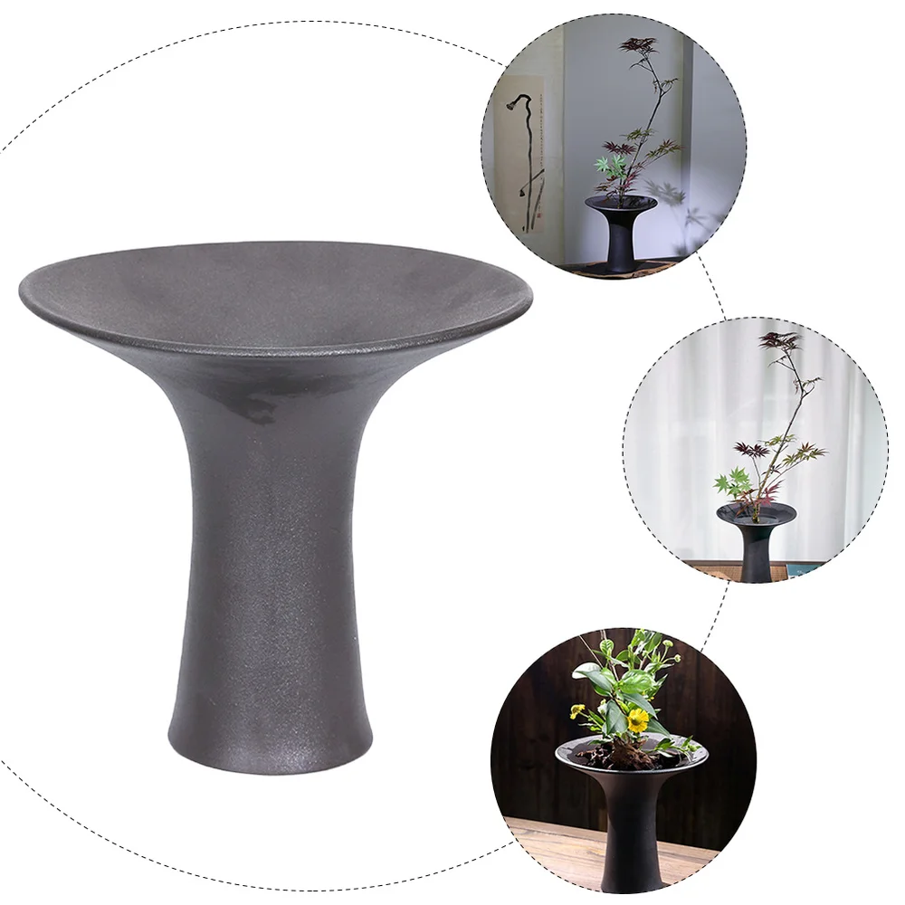 

1pc Ceramic Vase Retro Flower Pot Office Home Decoration Dried Flower Vase