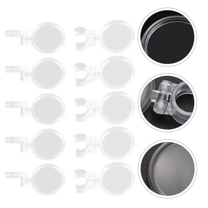 

10pcs Creative Children Luminous Ear Spoon Magnifier Cleaning Ear Tool (White)