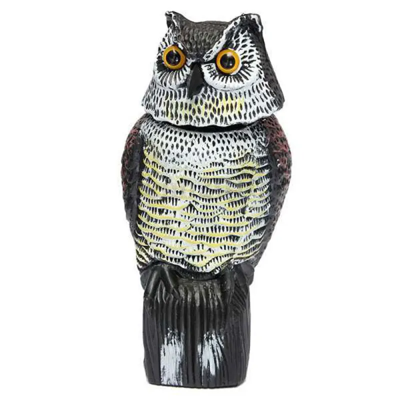 

Owl Pest Deterrent Handmade Birds Hunting Decoy Scarer Repeller Garden Decor EJ