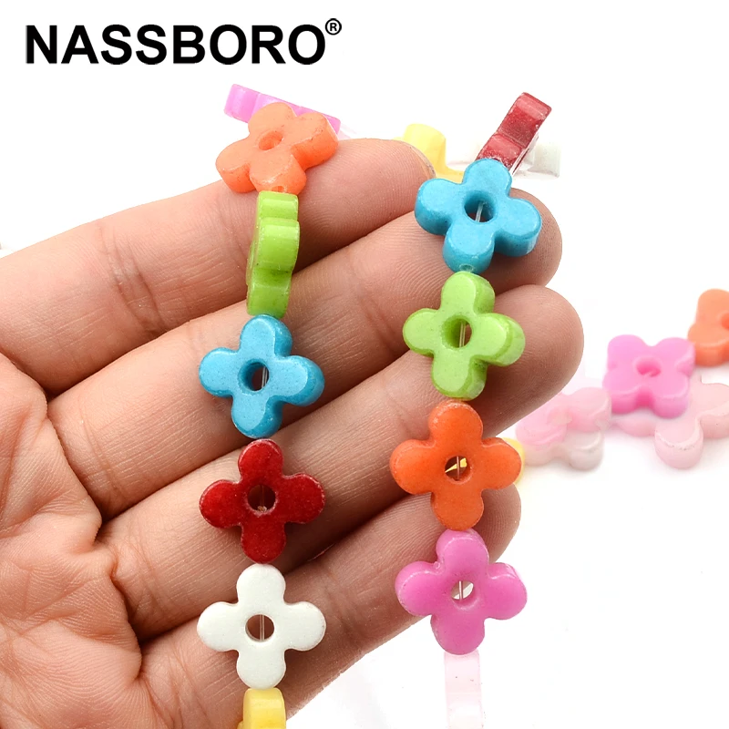 

Бусины из натурального камня в форме цветка и листьев для изготовления ювелирных изделий