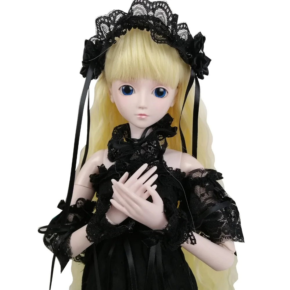 2" BJD полный набор+ ночная Лолита 1/3 BJD SD кукла 56 см 19 шарнирных кукол черный карманник Девушка торт модель игрушки+ аксессуары подарок