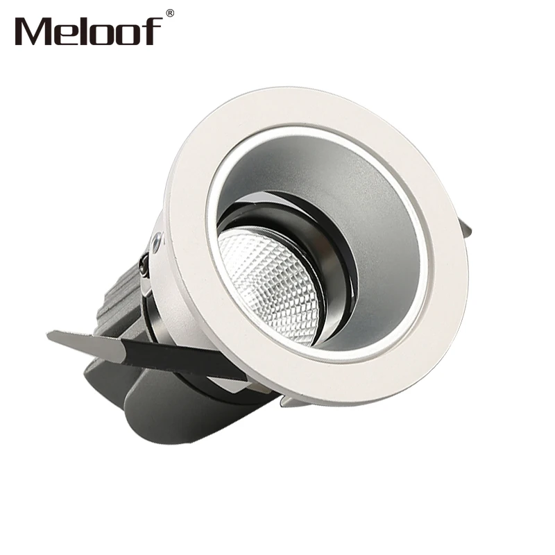 Светодиодный Потолочный точечный светильник COB 12 Вт 7 20 светодиодный вращающийся