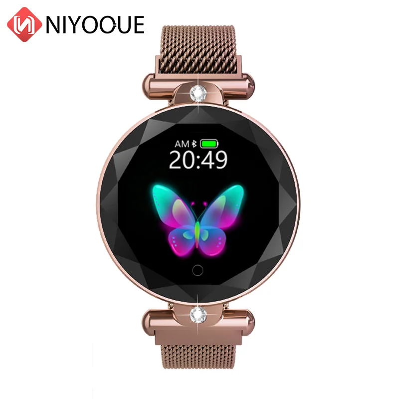 Gold NIYOQUE Z38 Смарт часы Ip68 Водонепроницаемый сердечный ритм активности фитнес трекер Bluetooth для мужчин Smartwatch для Iphone Android телефон - Цвет: Gold