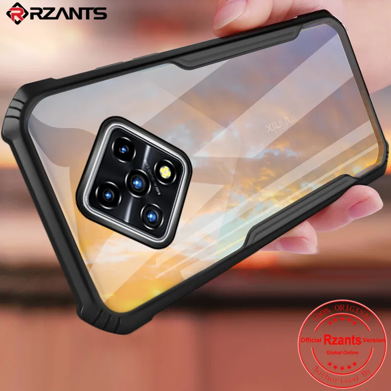 Rzants For Infinix Zero 8 S4 S5 Pro Case Hard [Blade] Shockproof Slim Crystal Clear Cover funda Casing | Мобильные телефоны и
