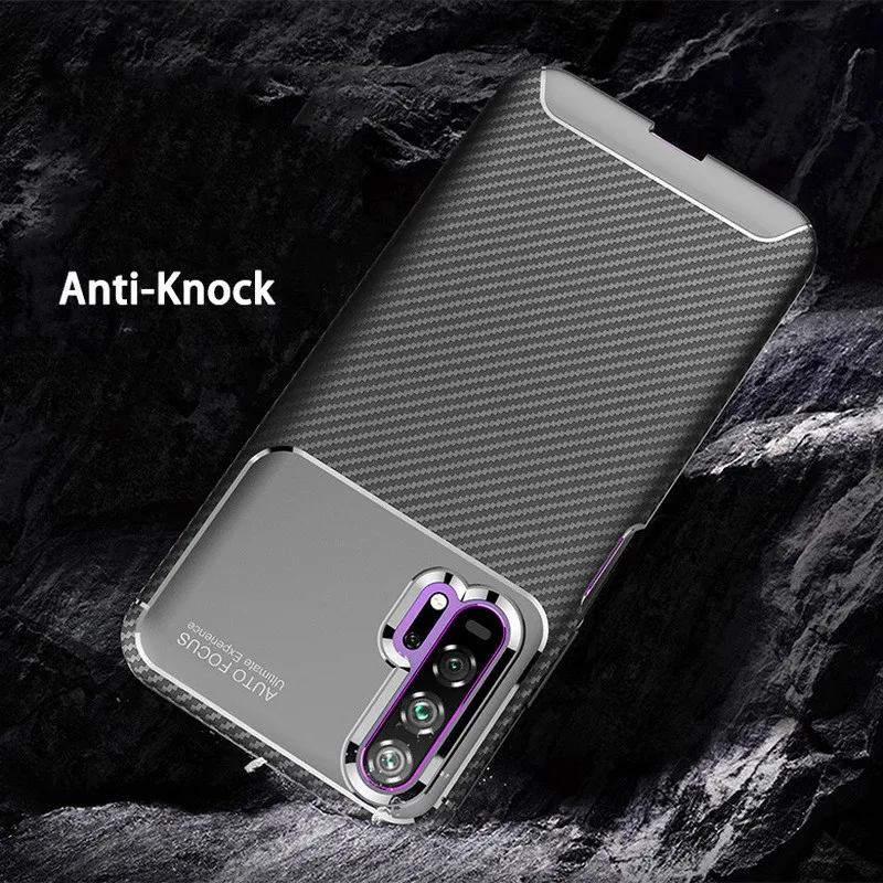 Карбоновые чехлы для телефонов Huawei P10 P20 P30 Pro Case Mate 10 20 Lite Nova 2i 3 3i 3E 4 4E 5 5i Y5 Y6 2019 2018