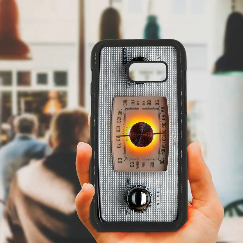 Модные DJ радио старый мобильный телефон чехол жесткий пластиковый для Samsung