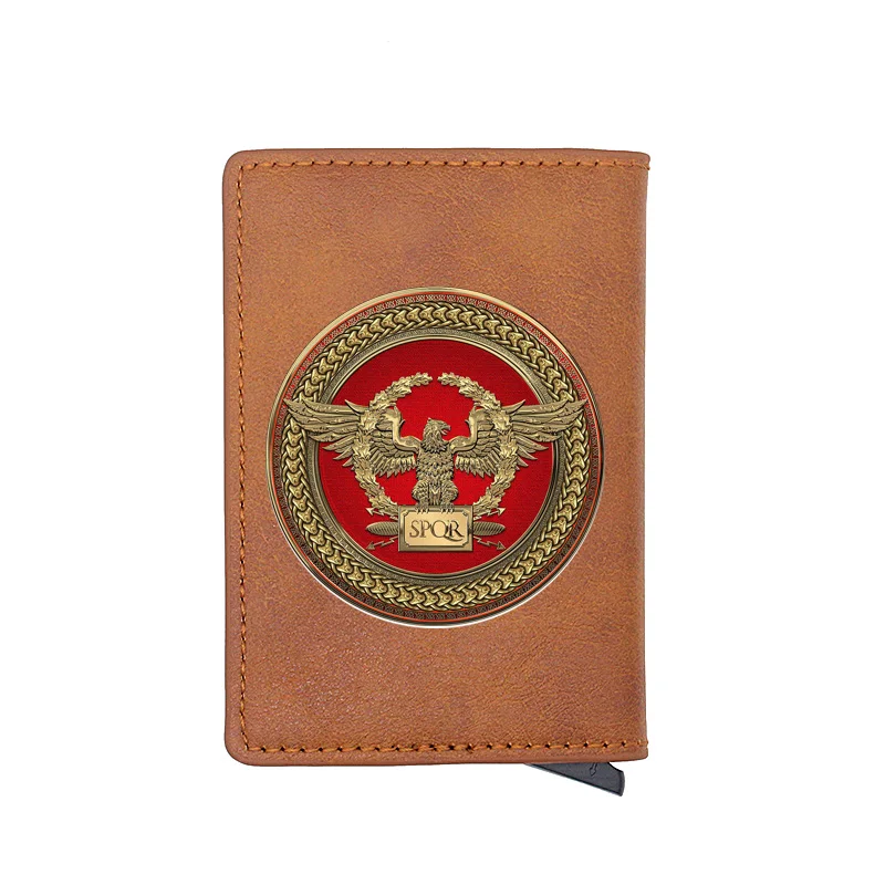 Классический кошелек с цифровым принтом кредитница римскими легированными