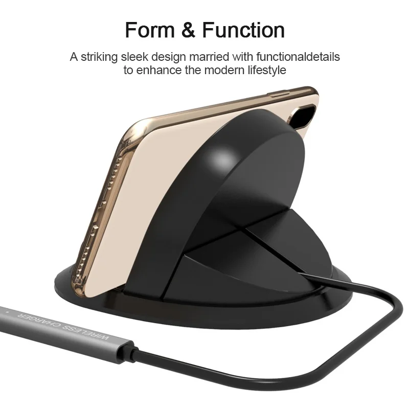 10 Вт беспроводное быстрое зарядное устройство для автомобиля автомобильное