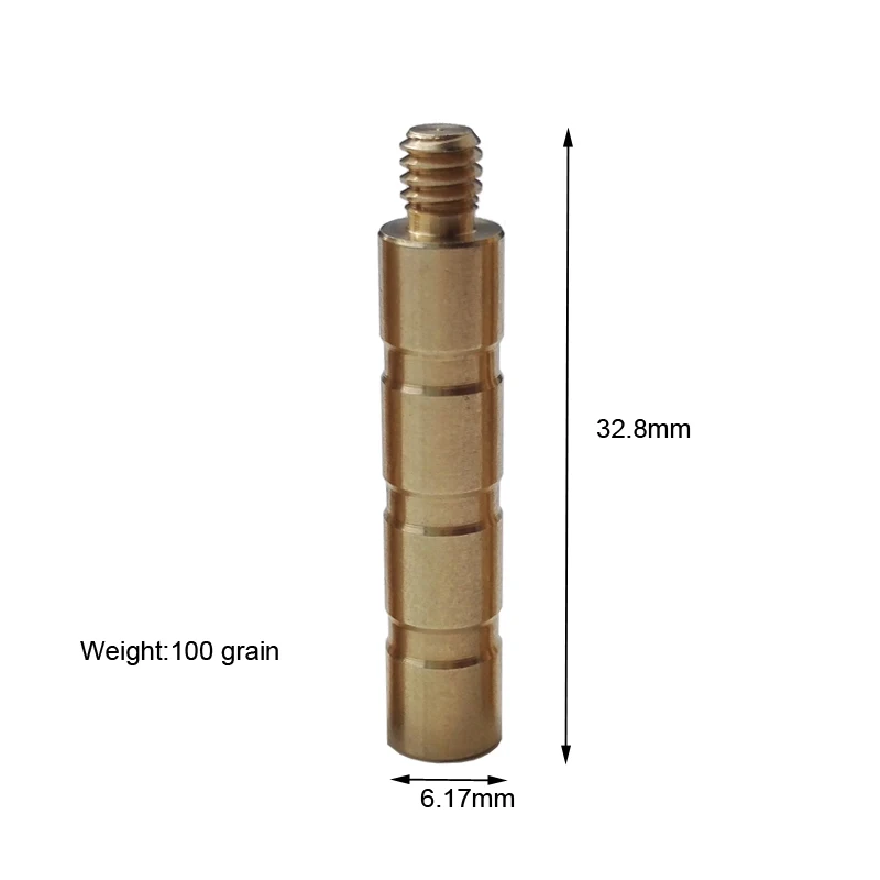 100 grain 20 шт., 25 зерен, 50 зерен, 100 зерен, Дротика, добавляющая вес, инструменты, аксессуары, универсальная нить, стрела, вес, добавить - Цвет: 100 grain