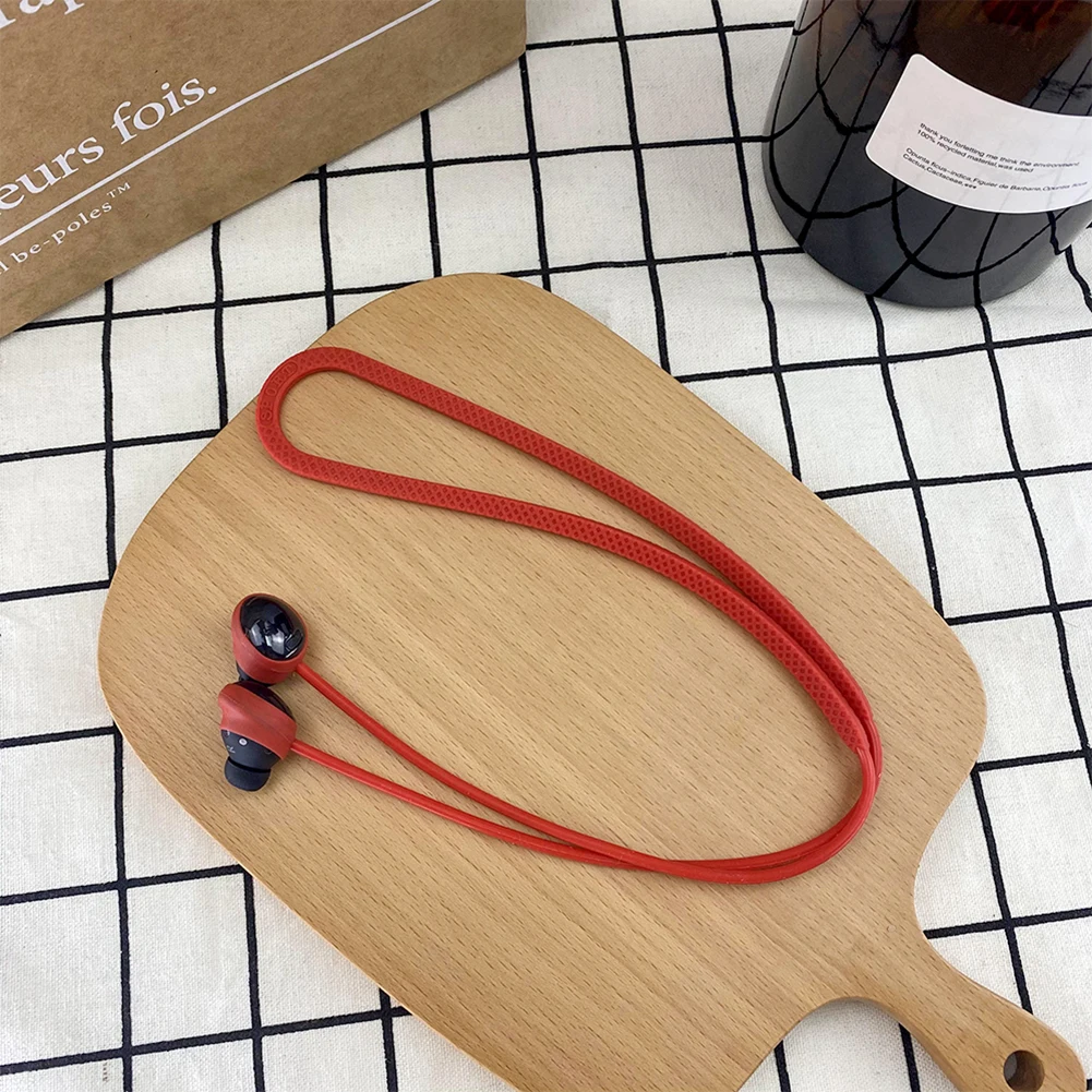 

Anti-Lost Strap Silicone Hanging Neck Rope for Samsung Galaxy Buds Earphone Multi-color Optional Sweatproof Sport Accessories