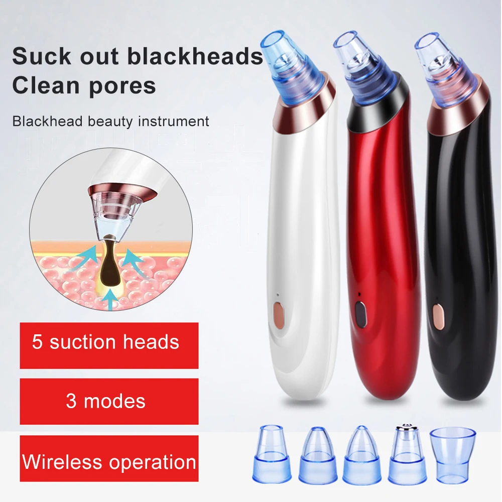 Электроприбор пылесос для очищения кожи от угрей