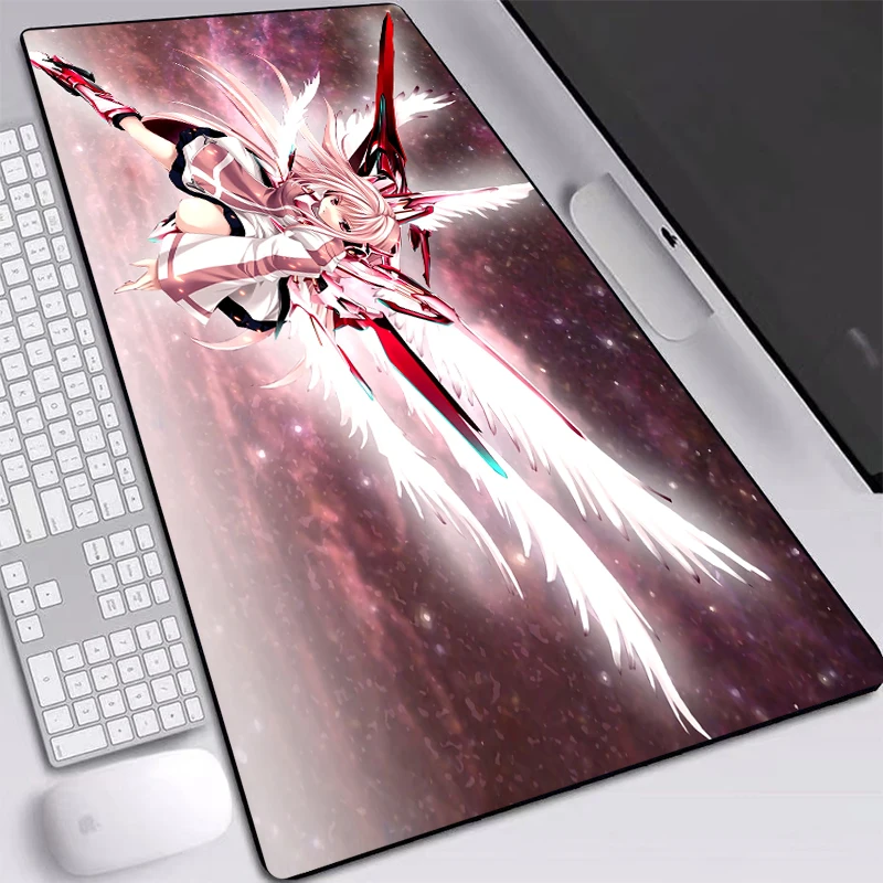 

Anime Girl Mouse Pad Pink Desktop Pads Natural Rubber Mouse-pad Non-slip Gaming Play Mat Desk Pad Thickness 2mm for Cartoon Fans