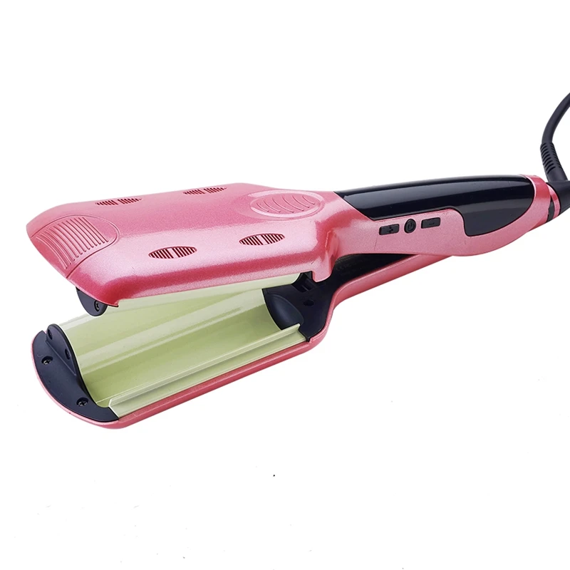 Профессиональные керамические щипцы для завивки волос глубокие волнистые со