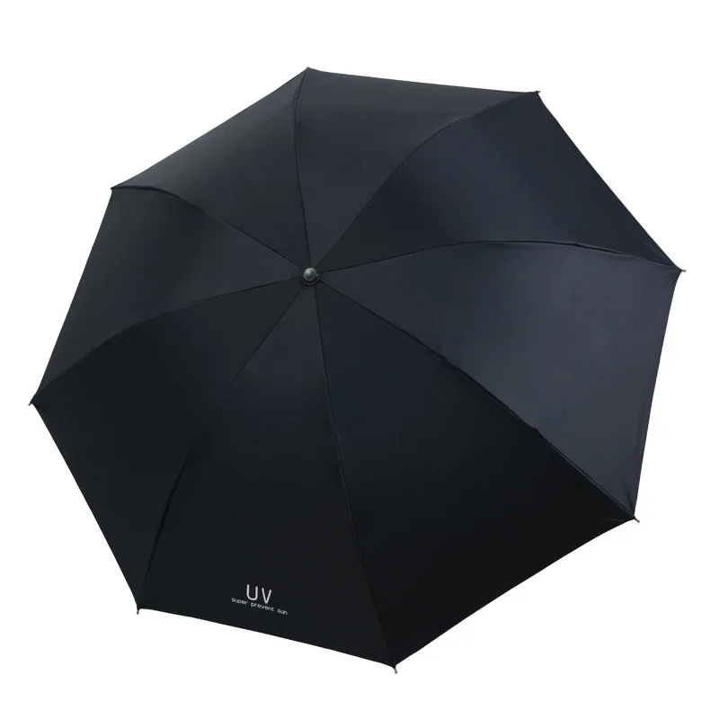 

Folding umbrella sunny and rain dual-use umbrella portable anti-UV shade ladies umbrella three-fold umbrella strong umbrella
