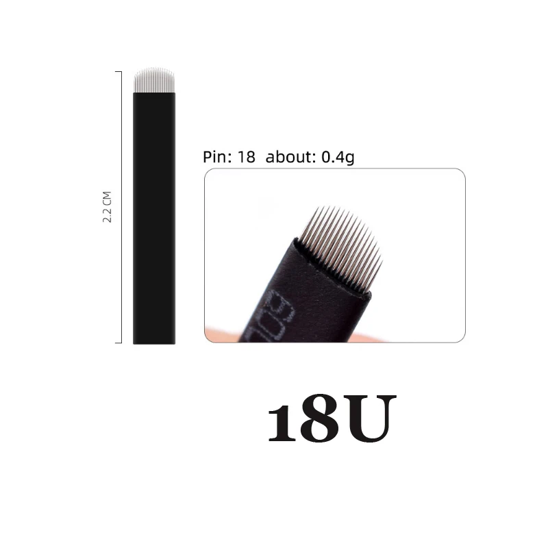 Лезвие для татуировки макияжа 500 шт. товары перманентного микроблейдинг лезвие