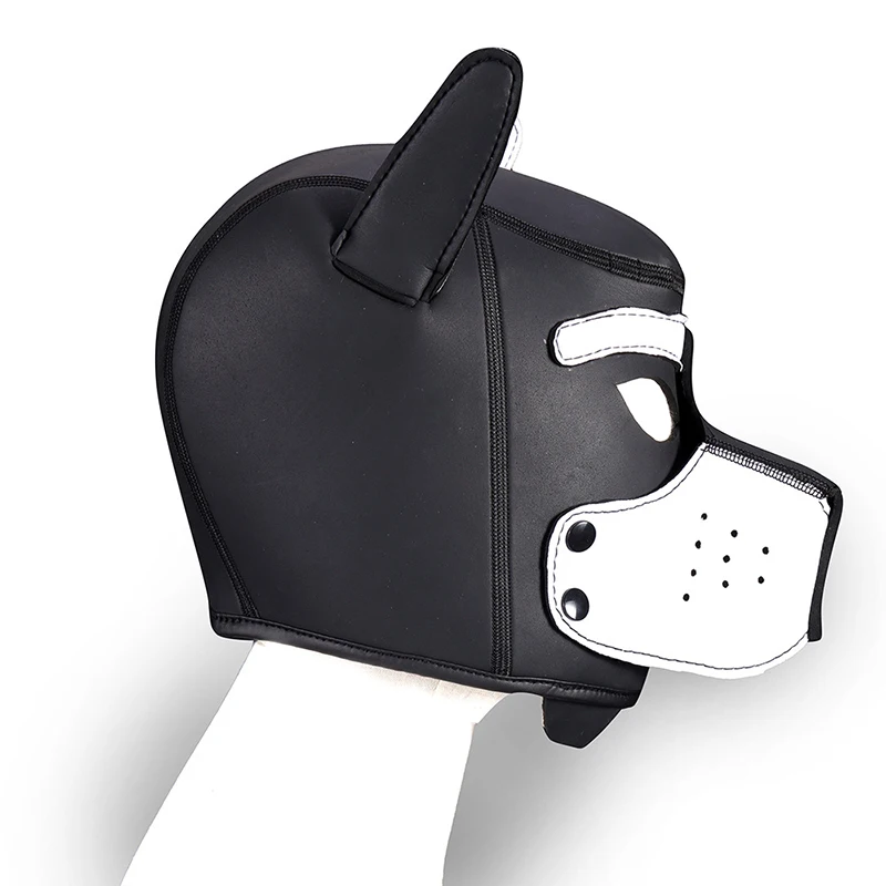 1 шт. щенок играть садо собака маска капюшон ведомого Косплэй Фетиш SM игры для