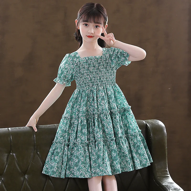 

Kids Princess Dresses for Teen Girls Party Cosplay Costumes Children Puff Sleeve Ball Gown Carnival Fancy Birthday Dress 3-12 Y