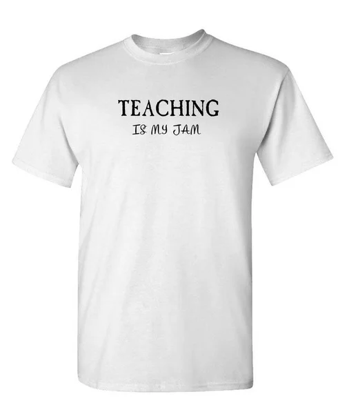 

Хлопковая футболка в стиле унисекс для преподавания MY Jam