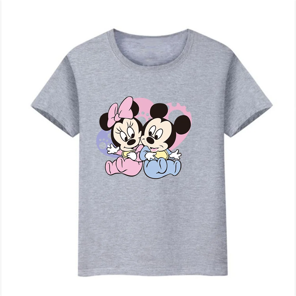 Женская футболка с коротким рукавом Disney Свободный пуловер круглым вырезом и