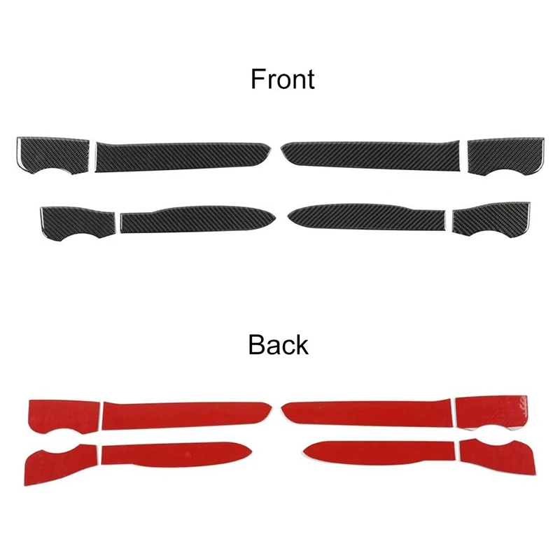 carbon fiber car door storage pad trim for 2010 2020 toyota 4runner accessories free global shipping