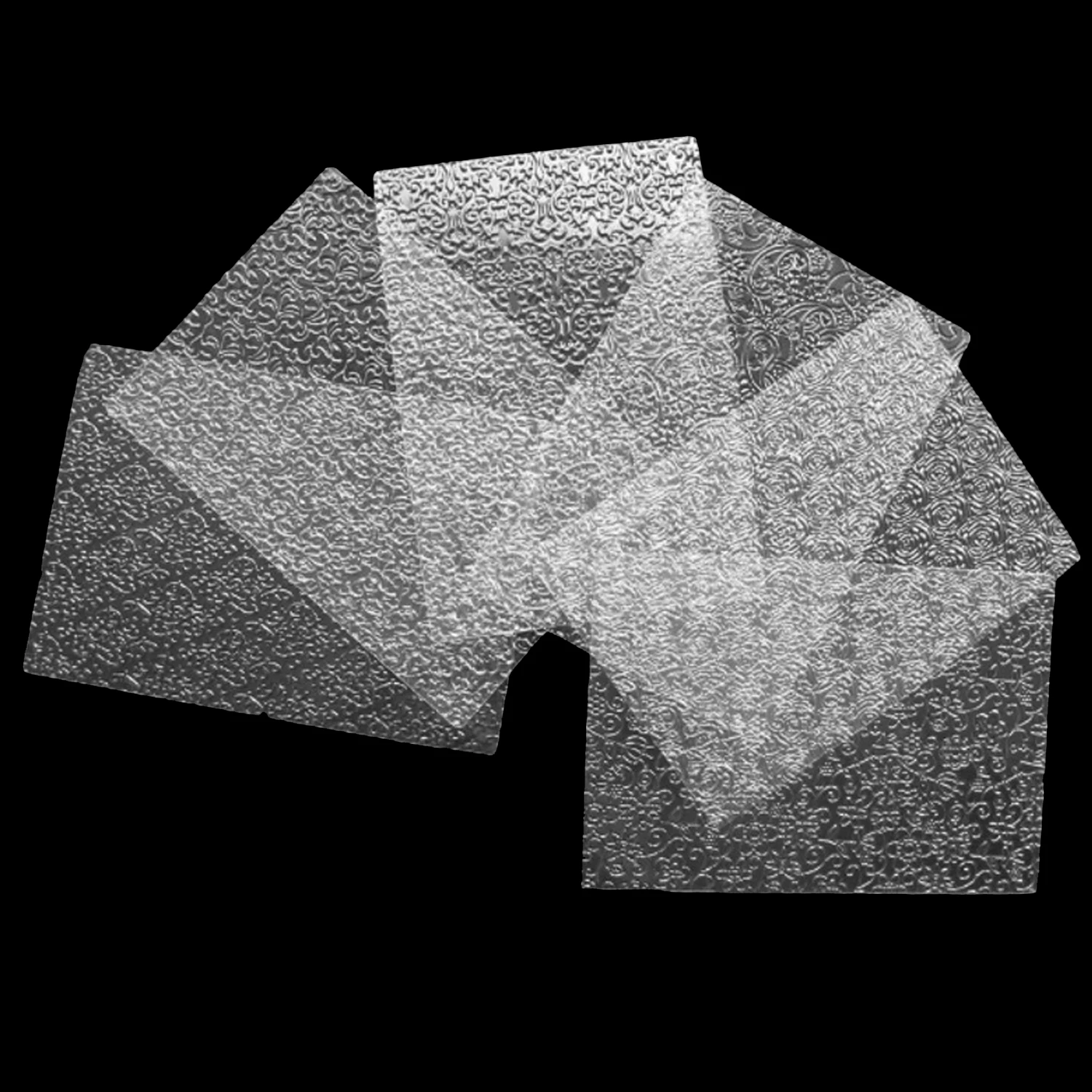 Behogar 6 листов Прозрачный Пластик форма для торта с помадкой формы Цветочная