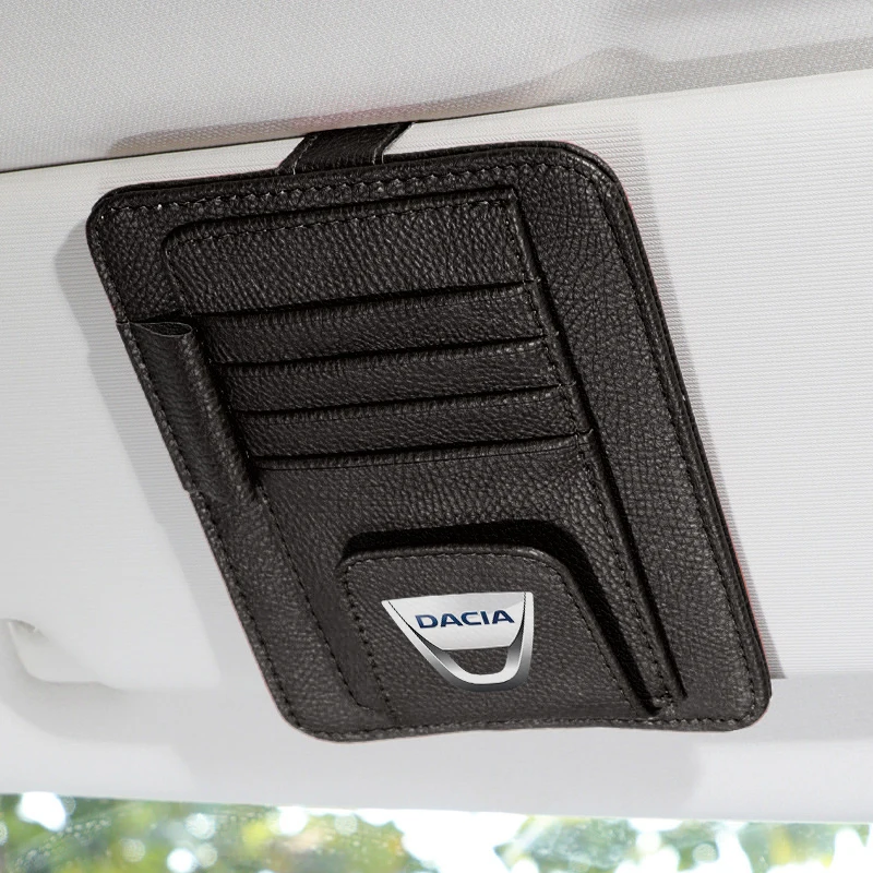Car Vehicle Sun Visor Sunglasses Eyeglasses Holder Storage Clip For Dacia Duster Logan Sandero 2 Mcv car Accessories | Автомобили и