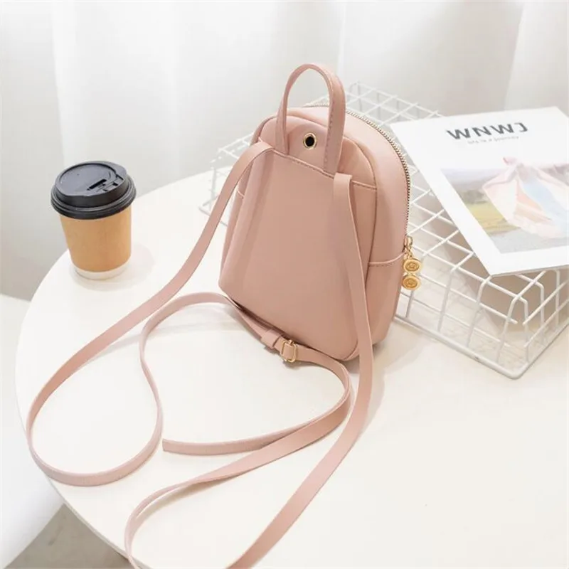 Маленькие ретро рюкзаки женские 2020 модные многофункциональные мини сумки на