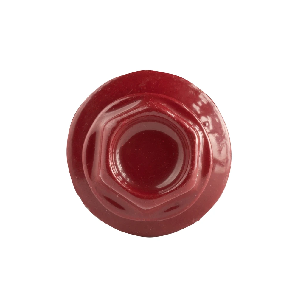 Саморез кровельный со сверлом 4 8*70 мм RAL 3011 Коричнево-красный 20 шт | Обустройство