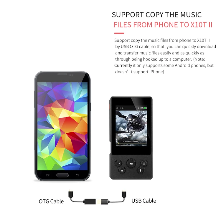 XDUOO X10T II Профессиональный цифровой проигрыватель музыки Bluetooth MP3 плеер DSD256 PCM 384HKz/32 бит Поддержка Optocal/AEX/USB выход