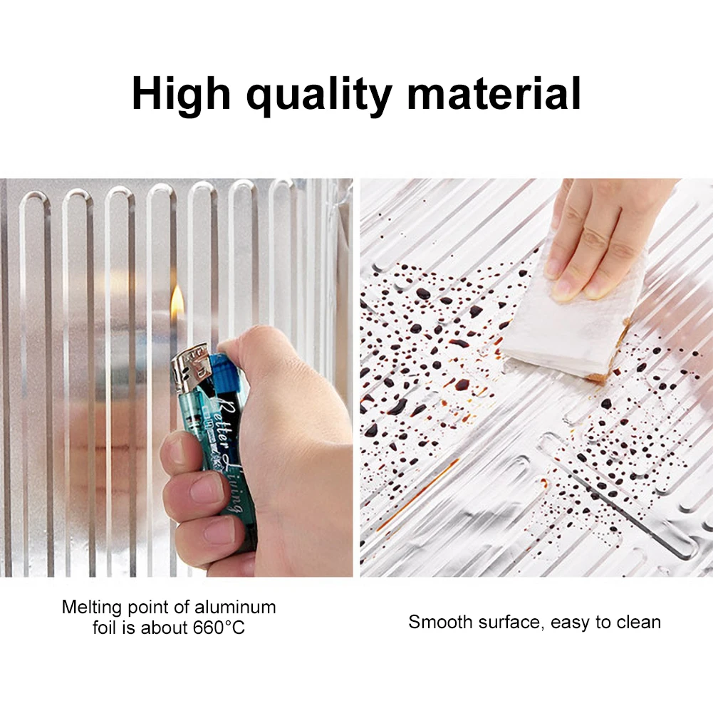

Magnetic Aluminum Foil Oil Splash Baffle Foldable Kitchen Gas Stove Baffle Plate Protective Guard Board Kitchen Specialty Tool