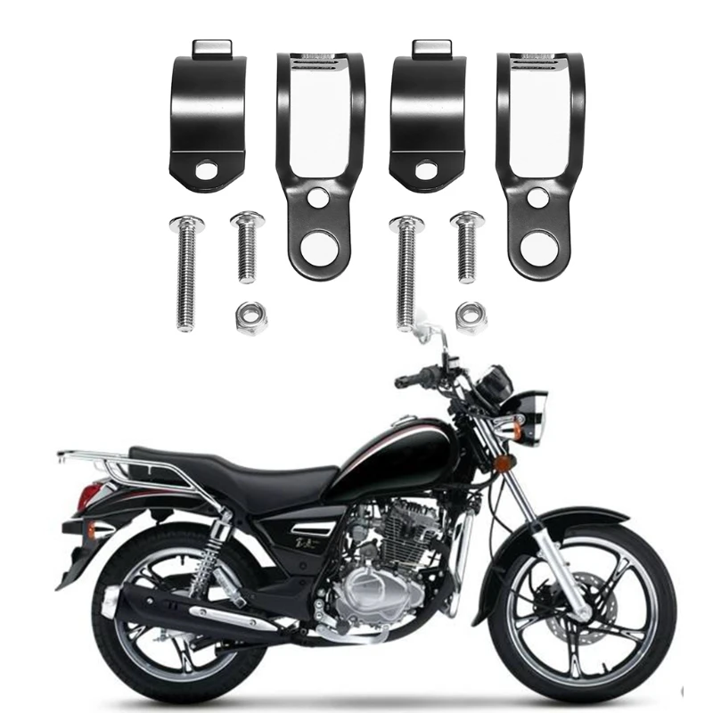 

1 пара универсальных мотоциклетных указателей поворота, вилочные зажимы, кронштейн для крепления фары