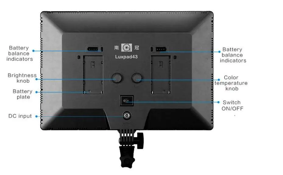 Nanguang Luxpad43 3200 K-5600 K светильник светодиодный видео-фотосъемка светильник ing двухцветный 25W CRI 95 студийный Фото лампа панельный светильник s Luxpad 43
