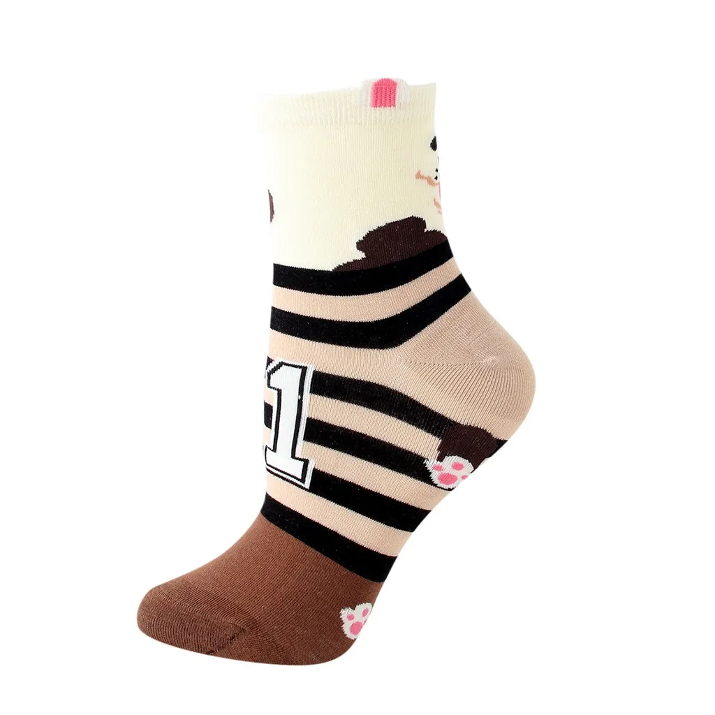 Носки женские хлопковые зимние с принтом собаки 5 пар|Чулки| |