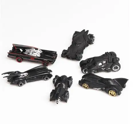 Мстители 1: 64 брелок для автомобильных ключей, набор Batman Batmobile Diecasts железа Spider-man Капитан Америка модель грузового автомобиля игрушки для Для детей - Цвет: 6pcs in opp bag