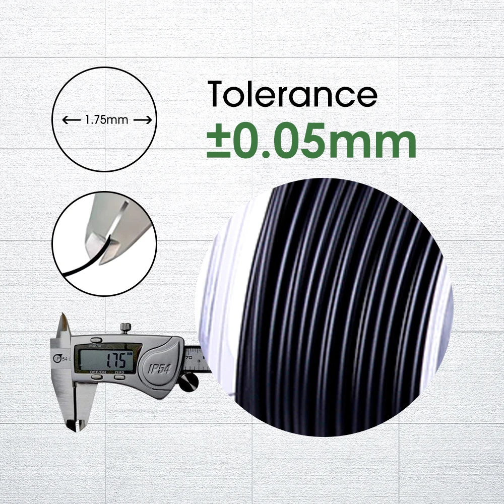 eSUN ABS Max Filament 1.75mm 3D Printer Filament Accuracy +/- 0.05mm 1KG (2.2 LBS) Spool 3D Printing Materials for 3D Printers