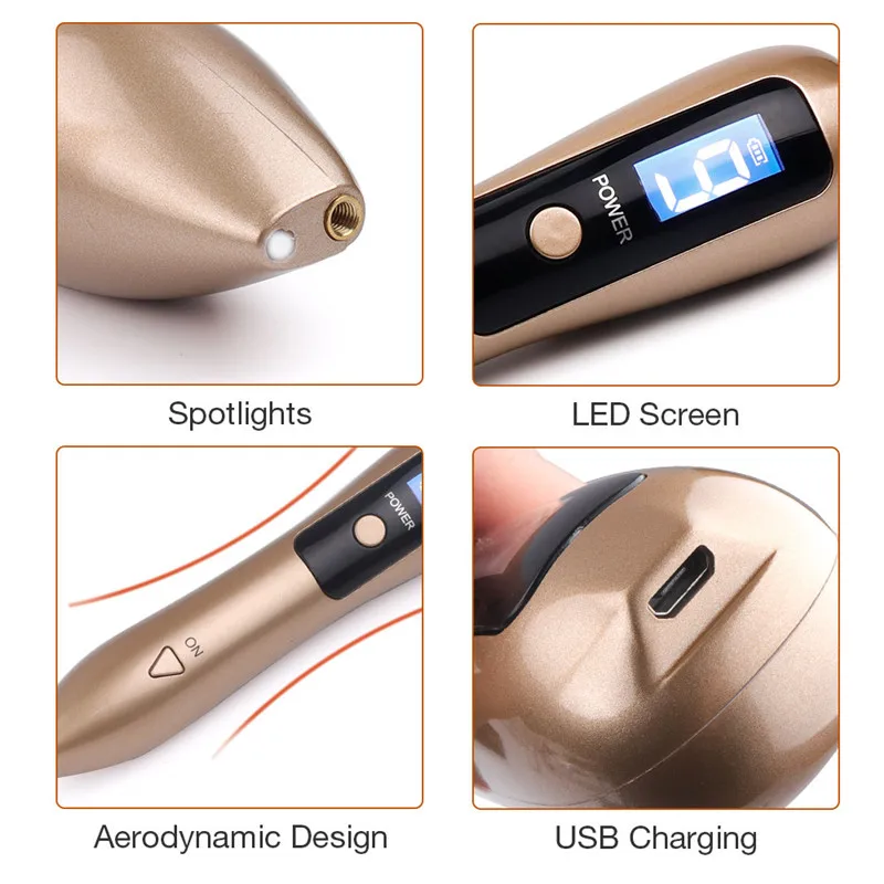 LCD Plasma Pen Laser Tattoo Mole Removal Machine Face Care Skin Tag Freckle Wart Dark Spot Remover LED Lighting | Инструменты
