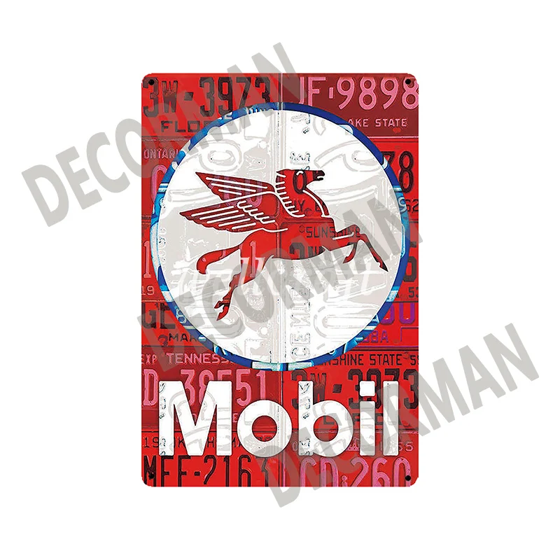 [WellCraft] Texaco STP Mopar BP Mobil машинное масло жестяные плакаты винтажная металлическая