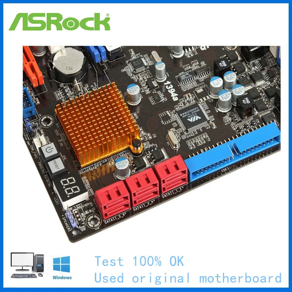 Материнская плата для ASRock X58 Extreme LGA 1366 Intel б/у десктопная материнская USB2.0 SATA II PCI-E X16