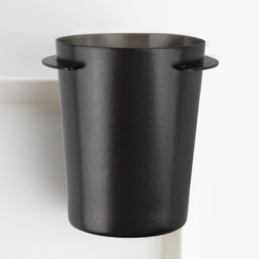 

58mm Espresso Machine Powder Cup Stainless Steel Coffee Dosing Cup Powder Feeder Part Fit Espresso Machine Coffee Smell Cup