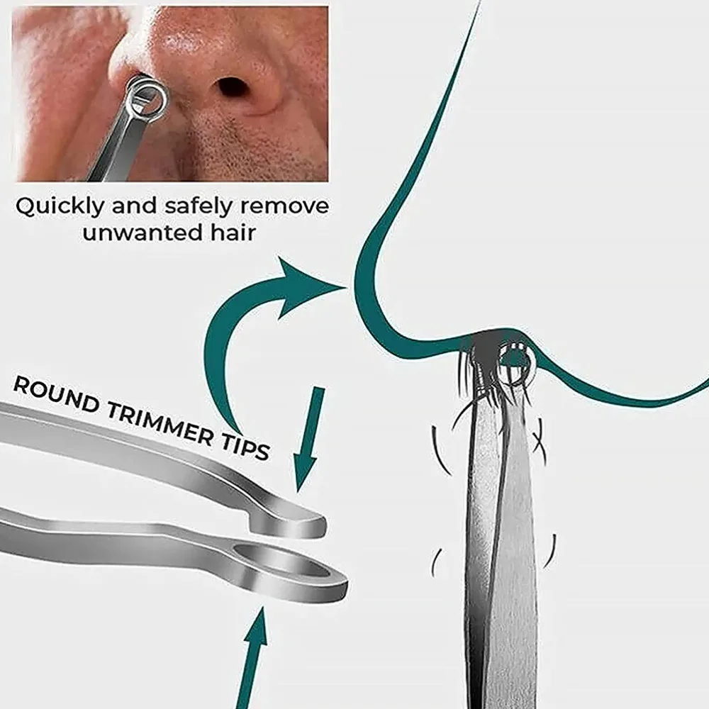 

Round Head Trimmer Nasal Hair Trimming Tool Nasal Hair Clip Remover