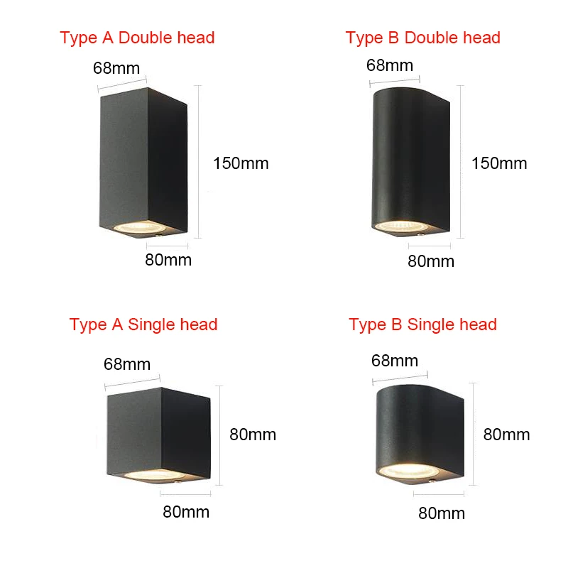 Промышленный настенный светильник наружный современное садовое освещение