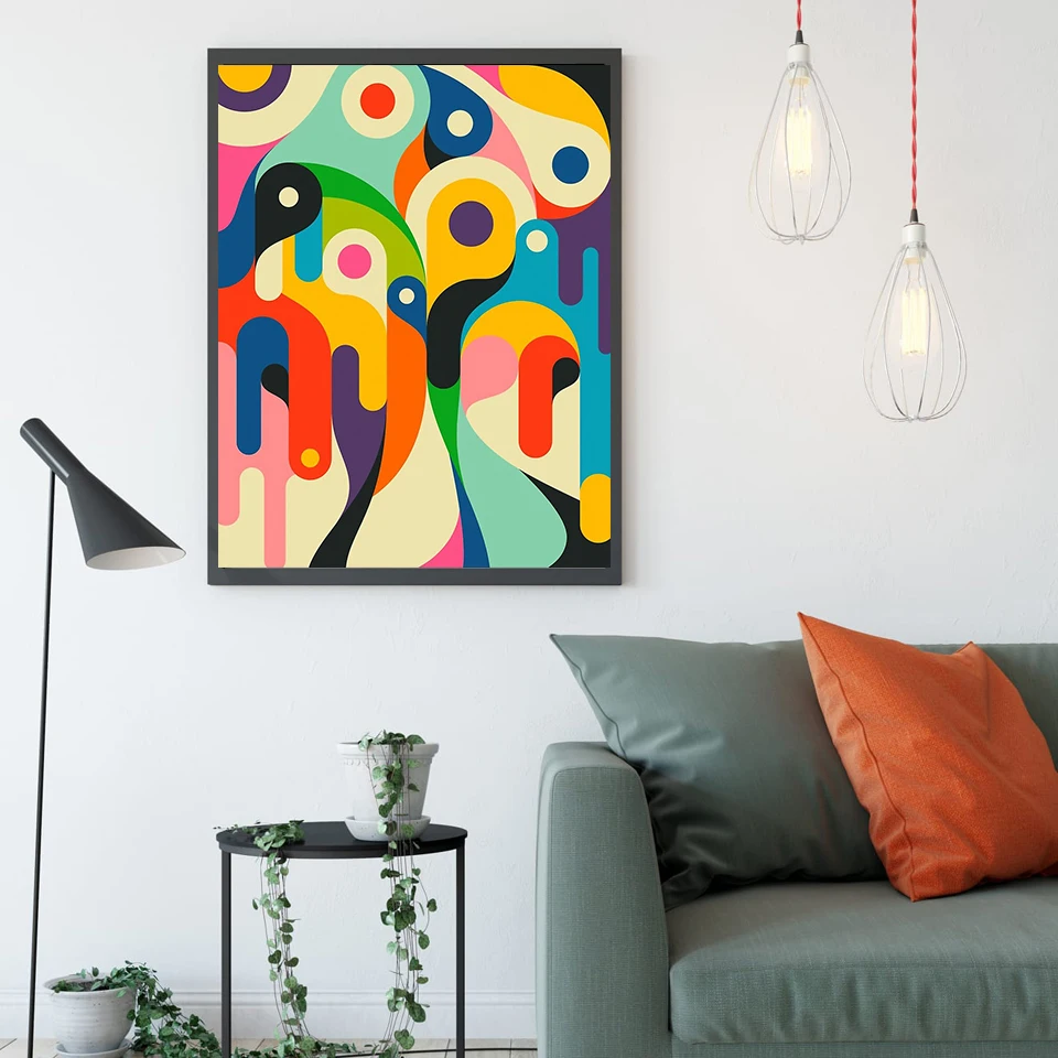 Домашняя Картина на холсте абстрактная картина уличное граффити настенные