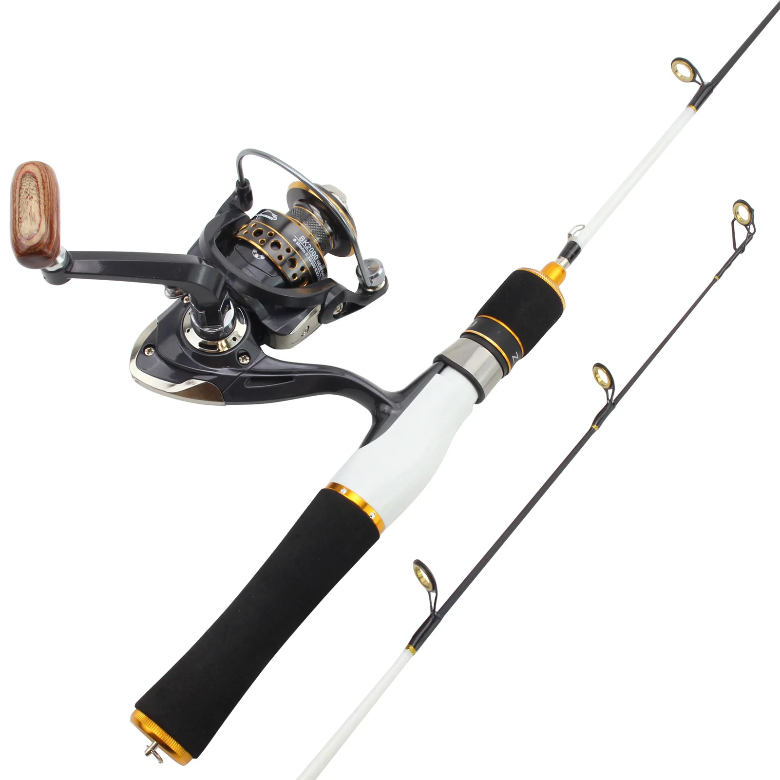 58cm Winter fishing Rod Reel Combos Ultra-short and ultra-li