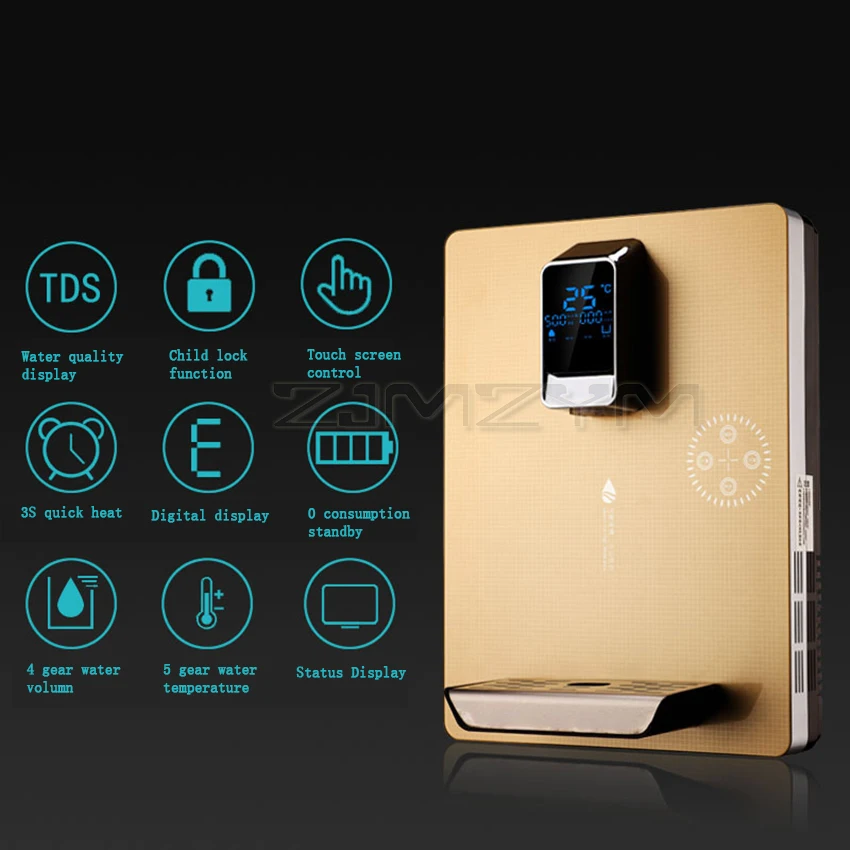 Настенный Электрический дозатор воды устройство для мгновенного нагрева