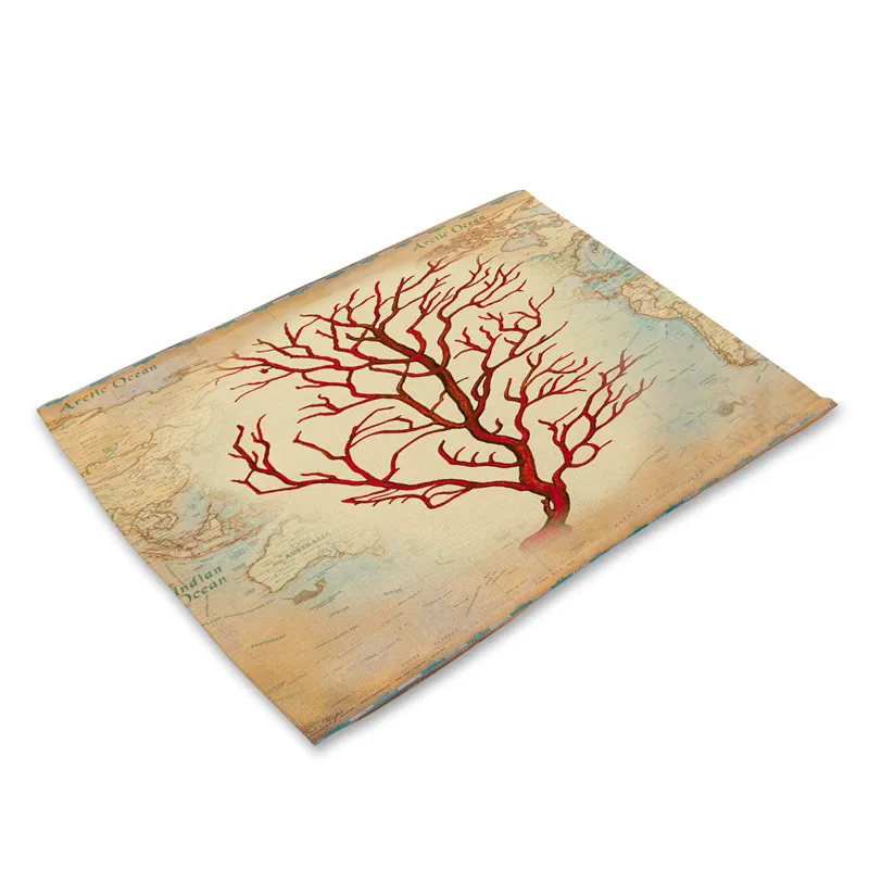 Морская подстилка с улиткой и морскими звездами кухонная коврики для обеденного