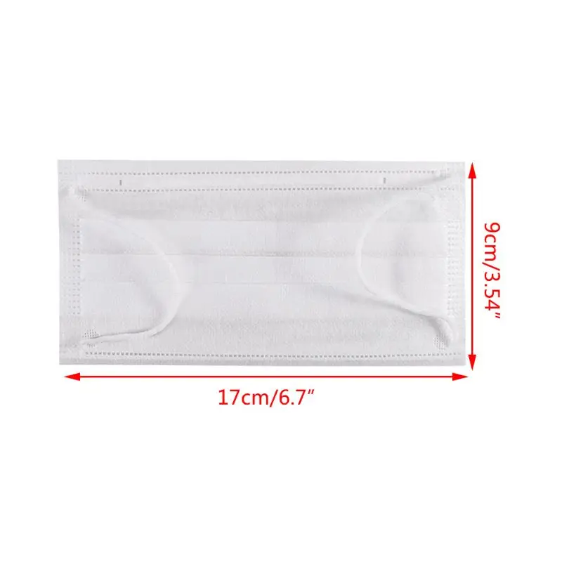 

30Pcs Disposable Mouth Mask Activated Carbon Melt-Blown Non-Woven Earloop Respira