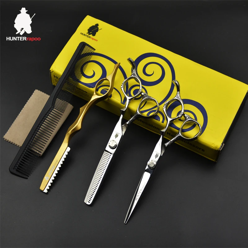 

30% Off HT9141 Stainless Steel Professional Hair Scissors Set Pet Hair Salons Barbershop Shears Kit For Hairdresser Grooming